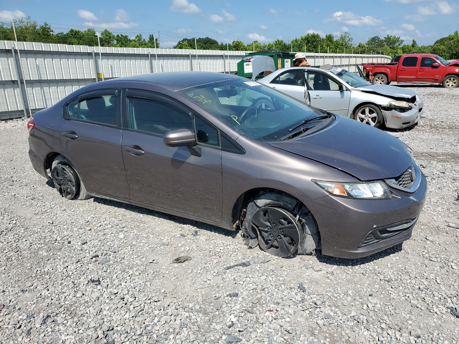 2015 Honda Civic Lx vin: 19XFB2F53FE019743