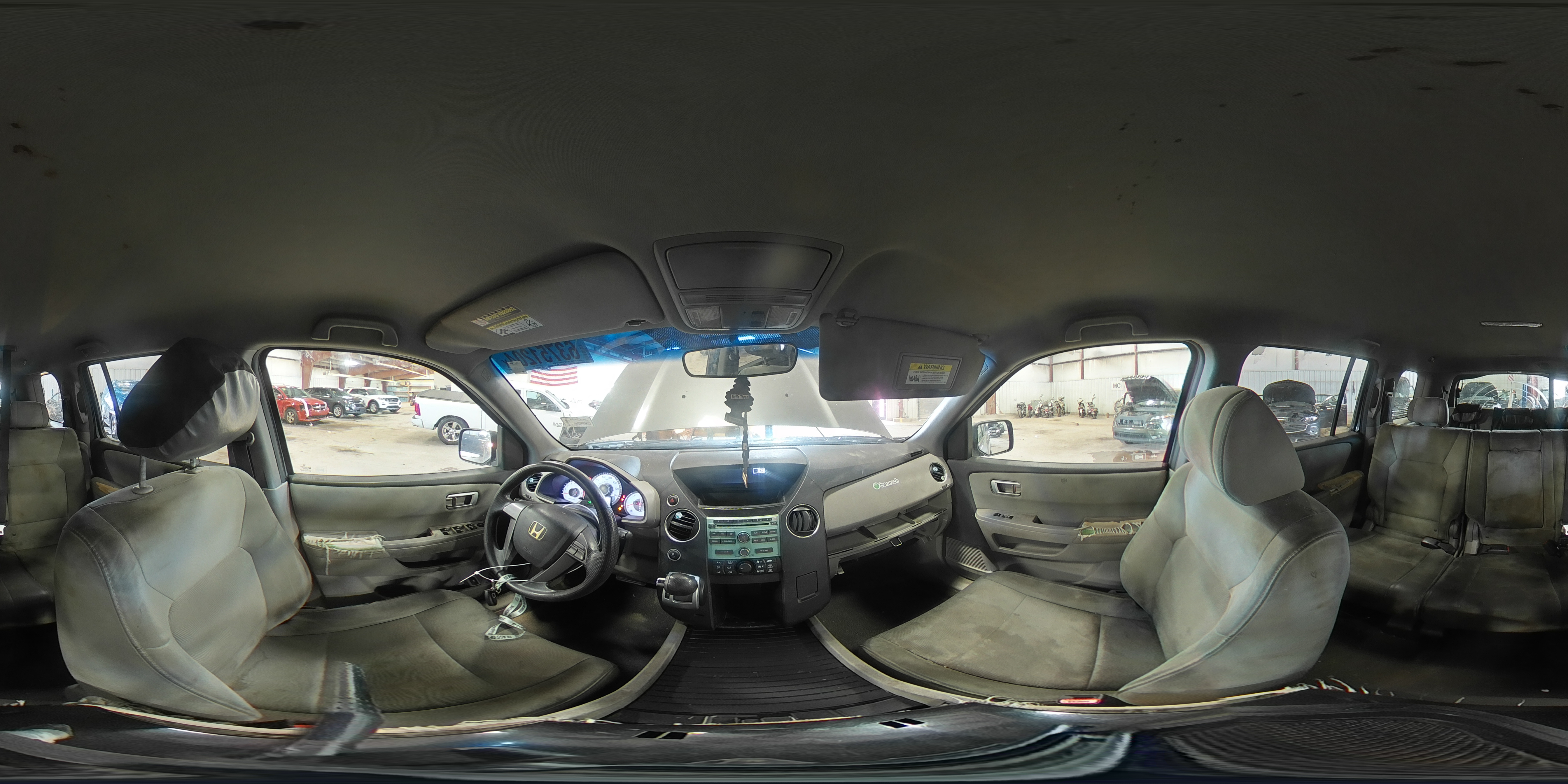 2009 Honda Pilot Lx VIN: 5FNYF48229B046443 Lot: 63751204