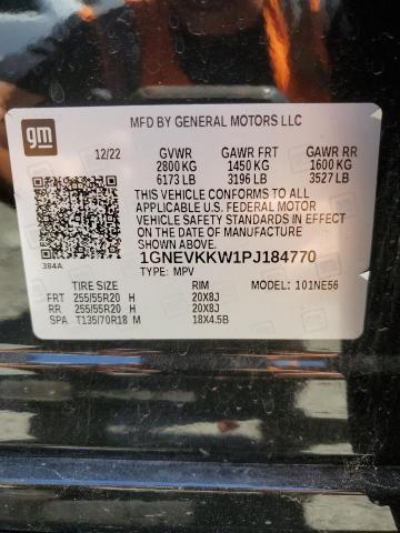 2023 CHEVROLET TRAVERSE P 1GNEVKKW1PJ184770  61959594