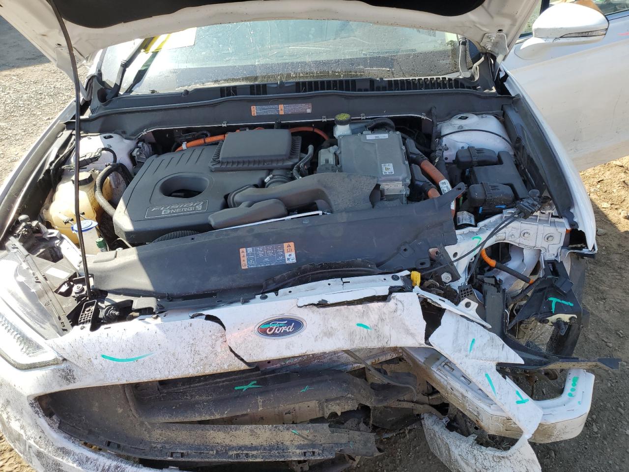 2017 Ford Fusion Titanium Phev VIN: 3FA6P0SU6HR264668 Lot: 63322614