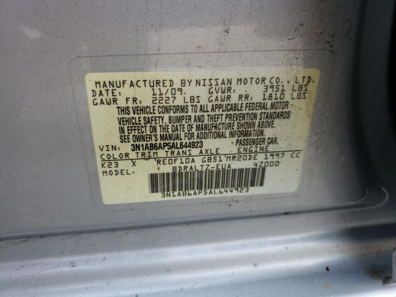 2010 Nissan Sentra - Image 13
