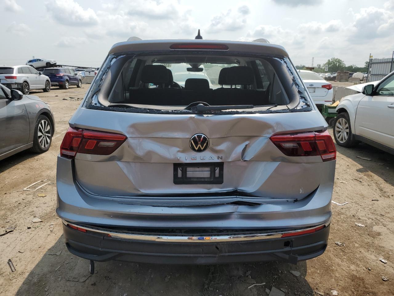 2022 Volkswagen Tiguan S VIN: 3VV1B7AX7NM012901 Lot: 63015374