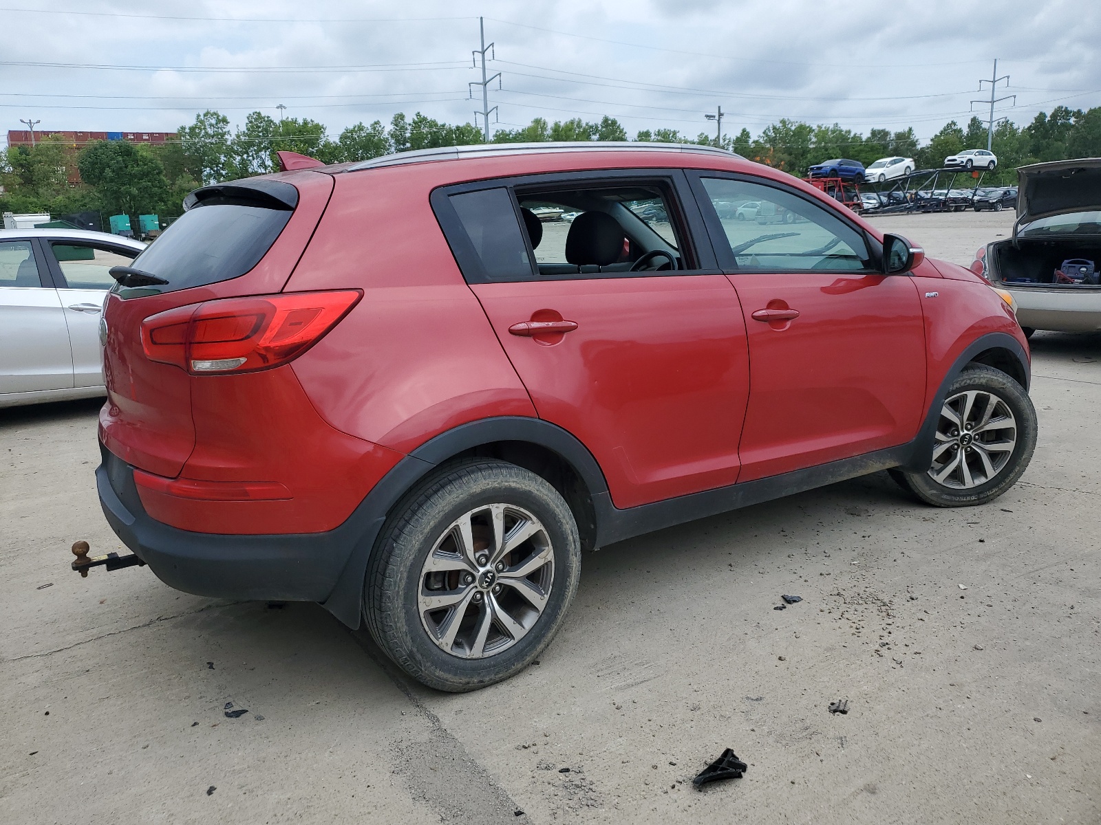 2014 Kia Sportage Lx vin: KNDPBCAC6E7632275