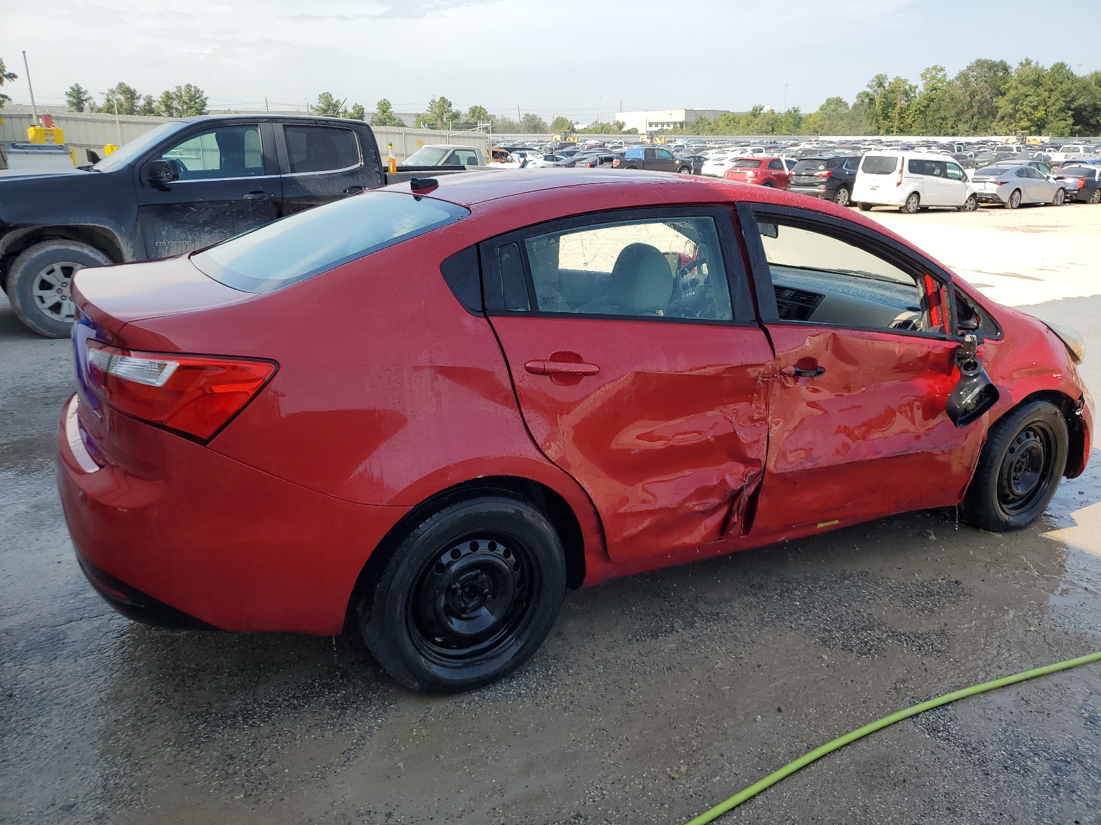 2013 Kia Rio Lx vin: KNADM4A31D6256668