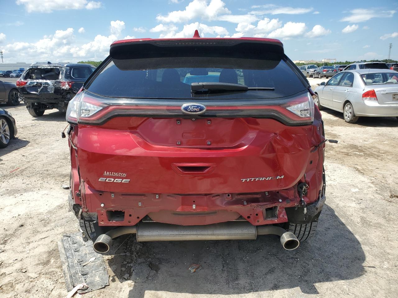 2017 Ford Edge Titanium VIN: 2FMPK3K88HBC47642 Lot: 64093284