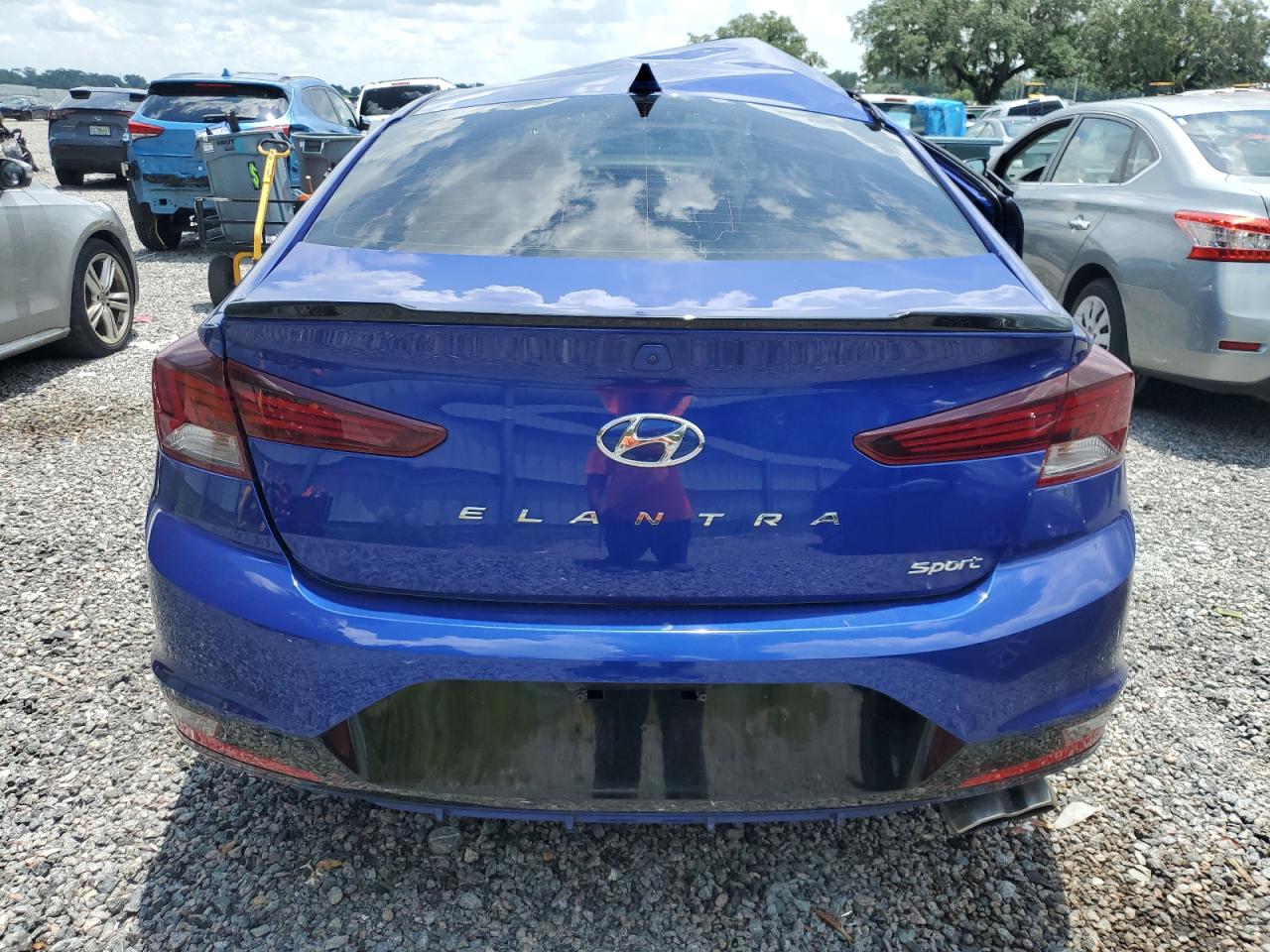 2019 Hyundai Elantra Sport VIN: KMHD04LB8KU855526 Lot: 61841004