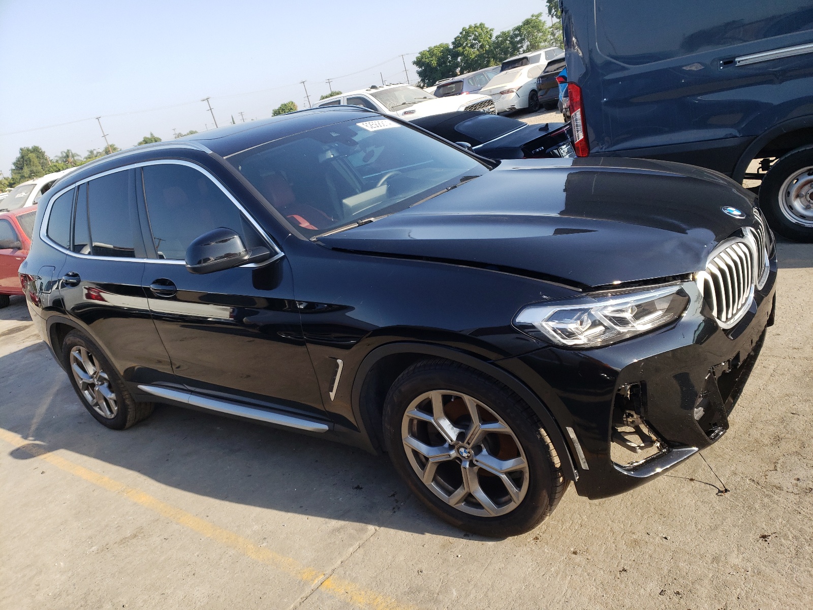 2022 BMW X3 Sdrive30I vin: 5UX43DP09N9N39238