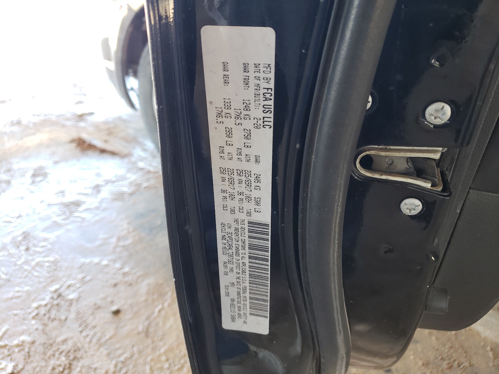 3C4PDCAB4LT207163 2020 Dodge Journey Se