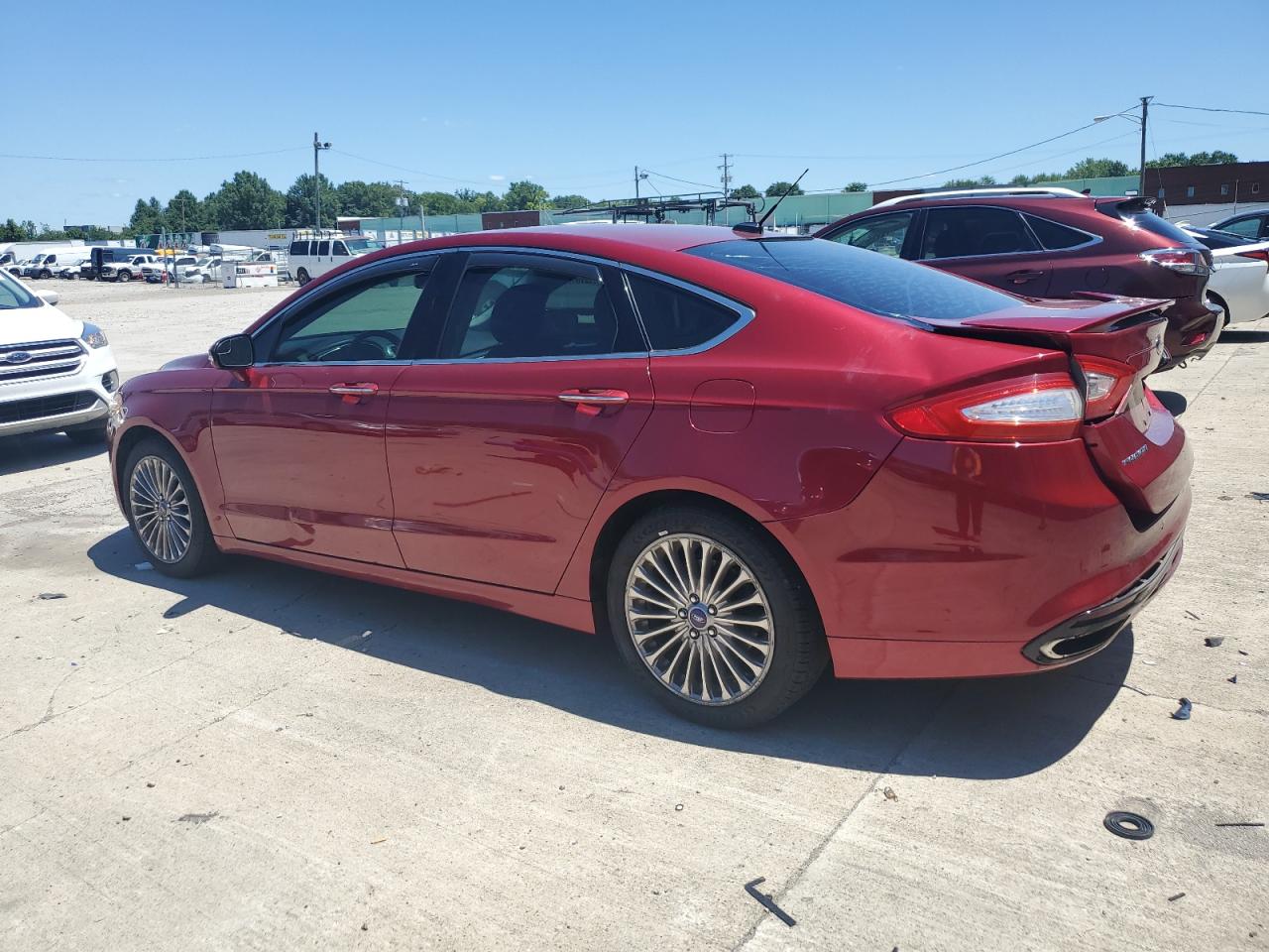 2013 Ford Fusion Titanium VIN: 3FA6P0K90DR112293 Lot: 61164544