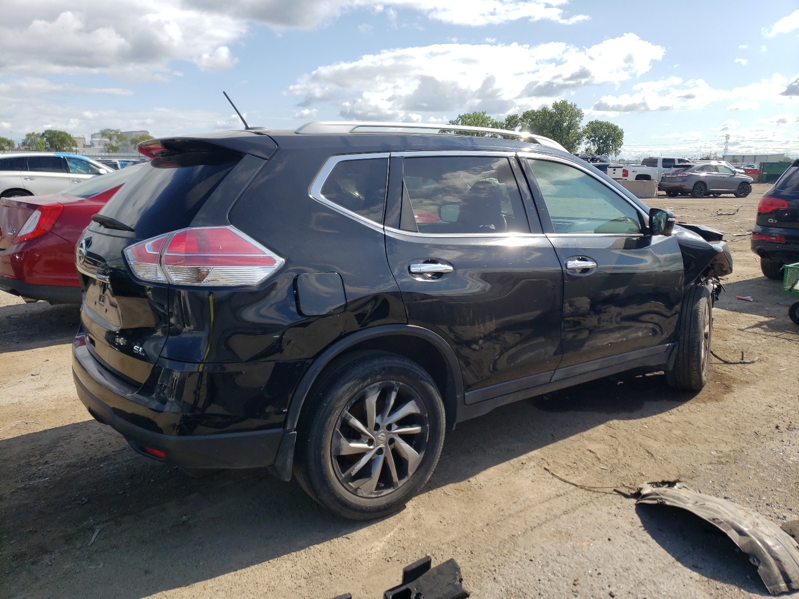 2015 Nissan Rogue S vin: 5N1AT2MT7FC806884