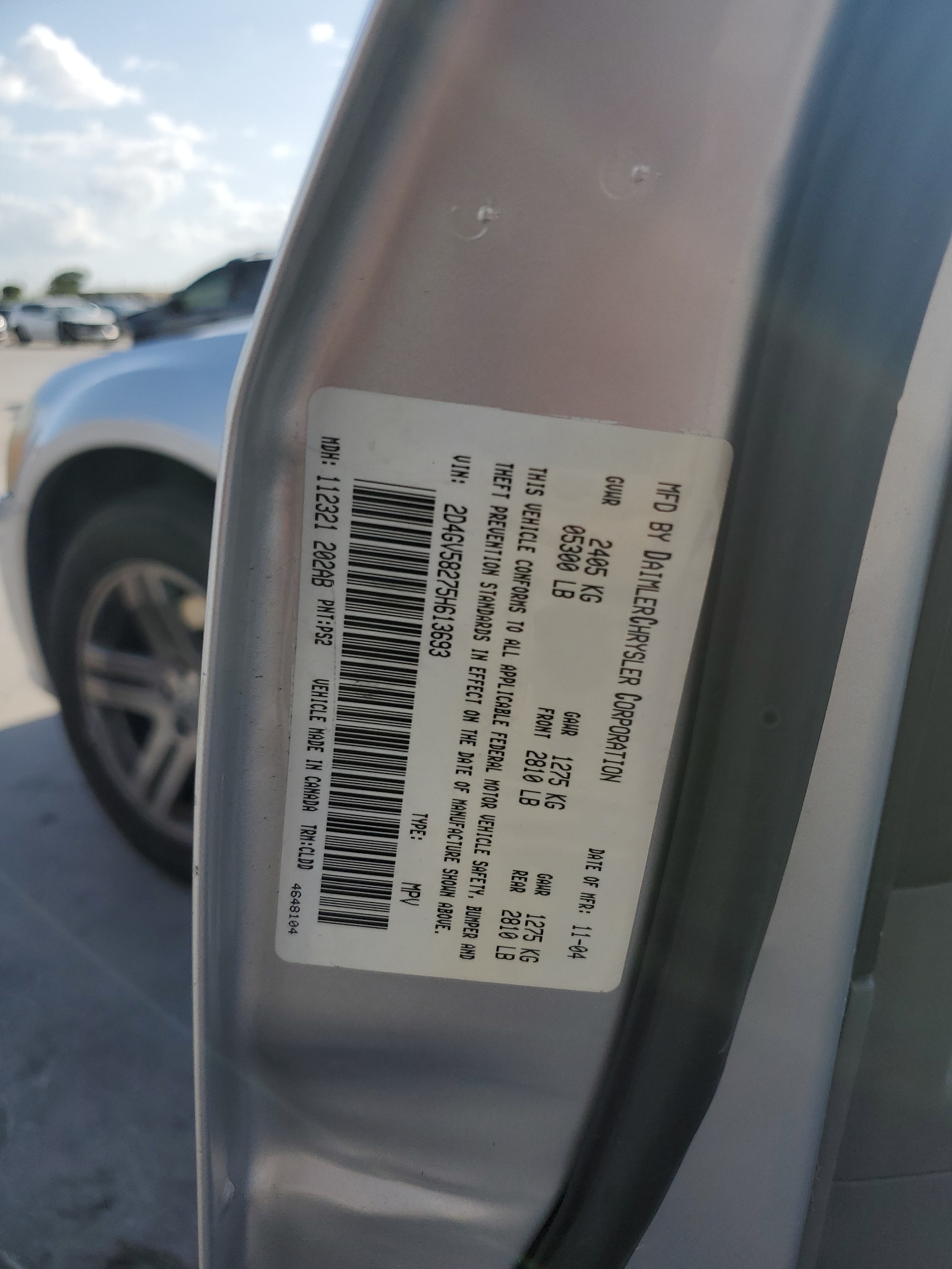 2D4GV58275H613693 2005 Dodge Magnum R/T