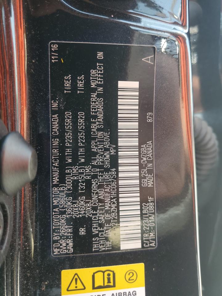 2017 Lexus Rx 350 Base VIN: 2T2BZMCA1HC067584 Lot: 63621864