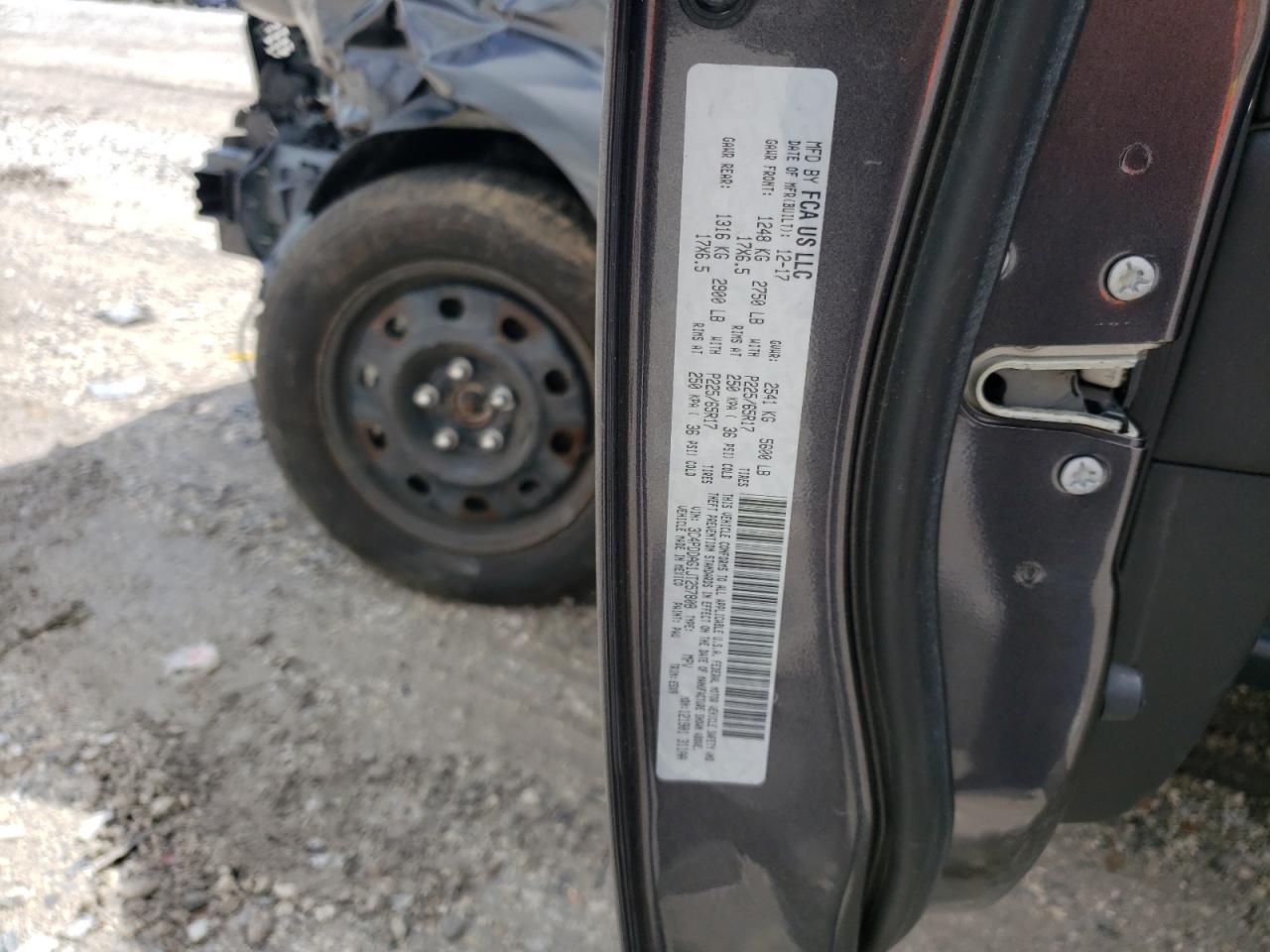 2018 Dodge Journey Se VIN: 3C4PDDAG1JT257808 Lot: 62016264