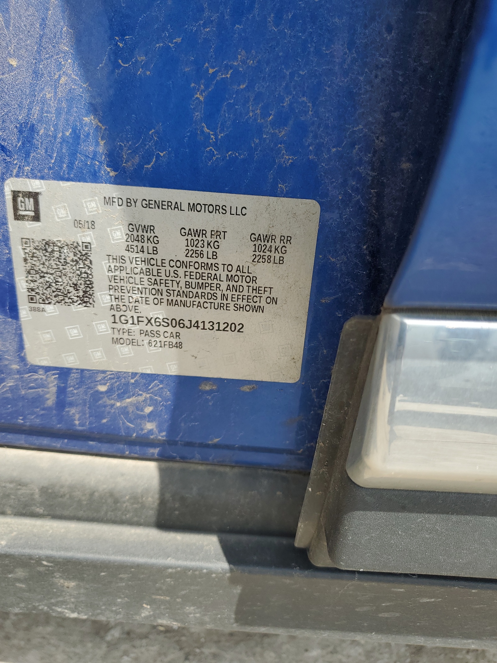 1G1FX6S06J4131202 2018 Chevrolet Bolt Ev Premier