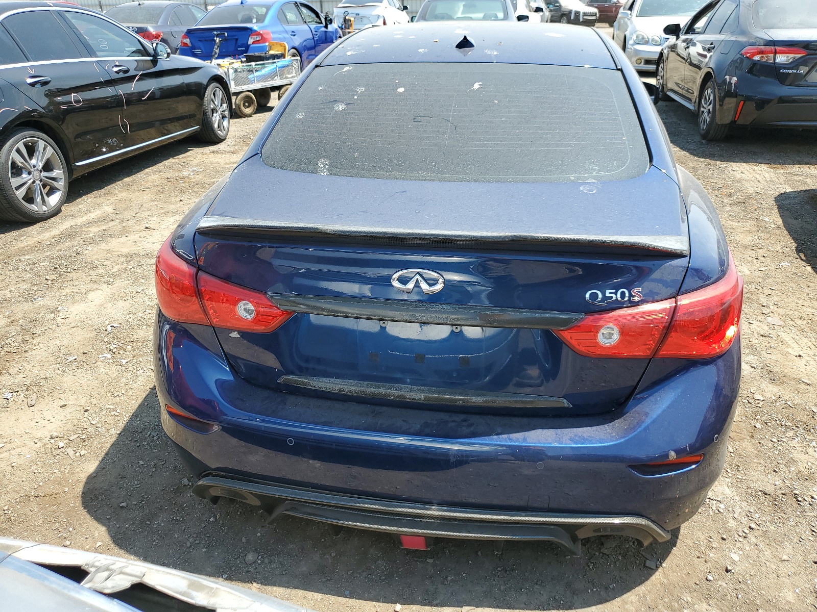 JN1FV7AP1HM850534 2017 Infiniti Q50 Red Sport 400