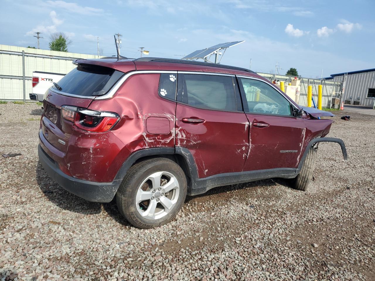 2021 Jeep Compass Latitude VIN: 3C4NJDBB4MT579821 Lot: 62686684