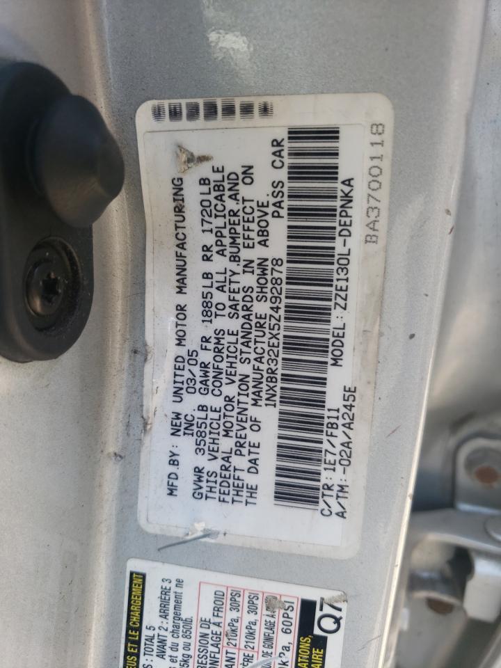 1NXBR32EX5Z492878 2005 Toyota Corolla Ce