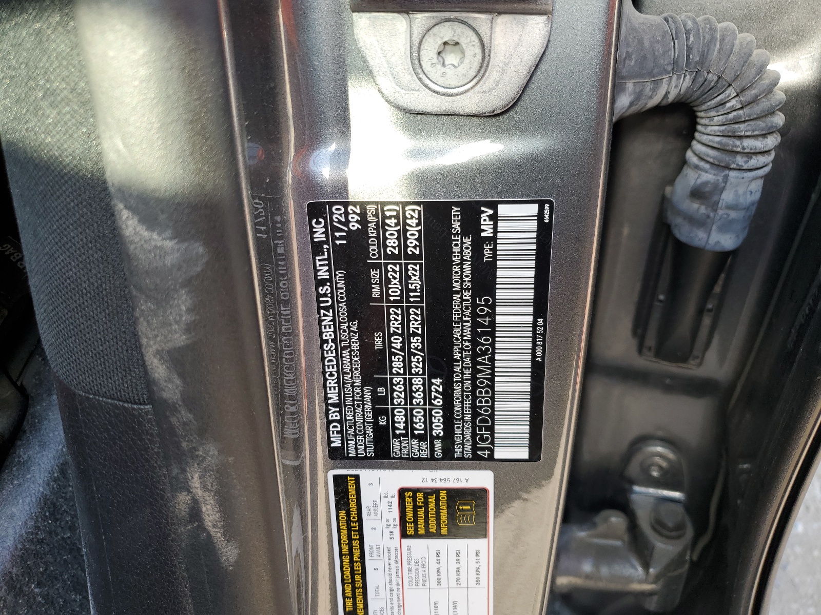 4JGFD6BB9MA361495 2021 Mercedes-Benz Gle Coupe Amg 53 4Matic