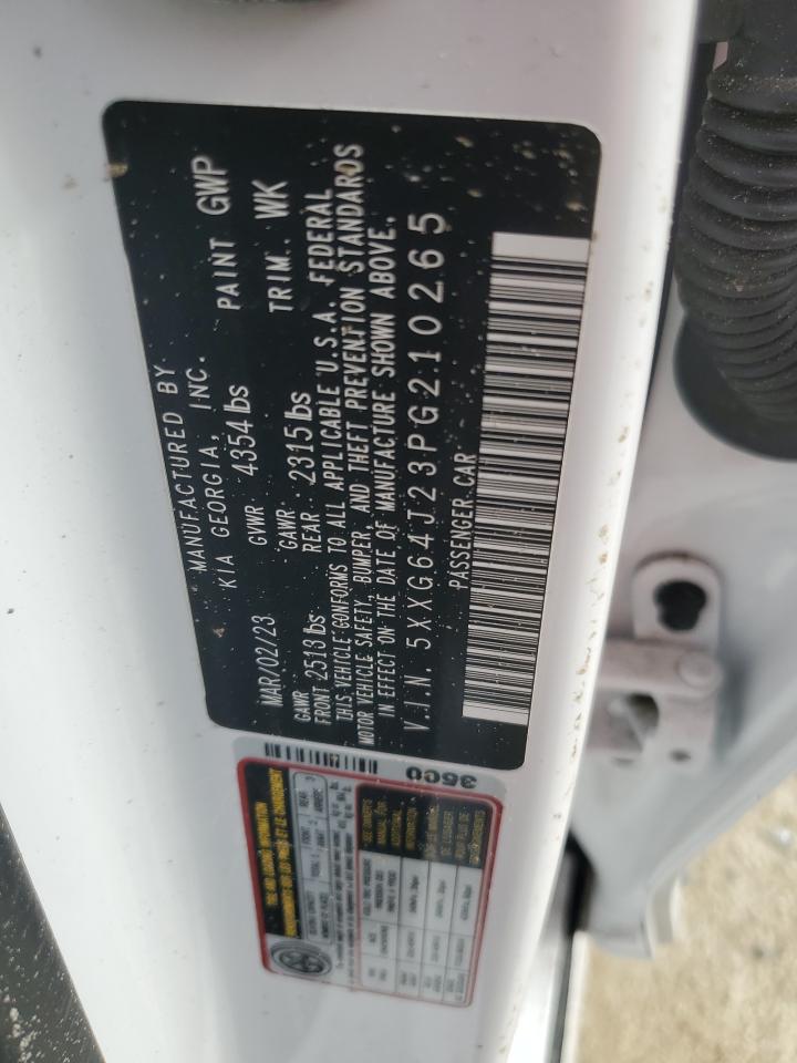 2023 Kia K5 Gt Line VIN: 5XXG64J23PG210265 Lot: 64650454