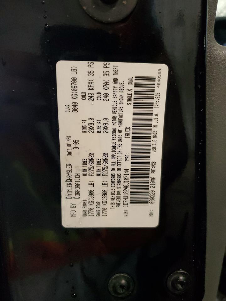 2006 Dodge Ram 1500 St VIN: 1D7HU18246J107144 Lot: 63840914