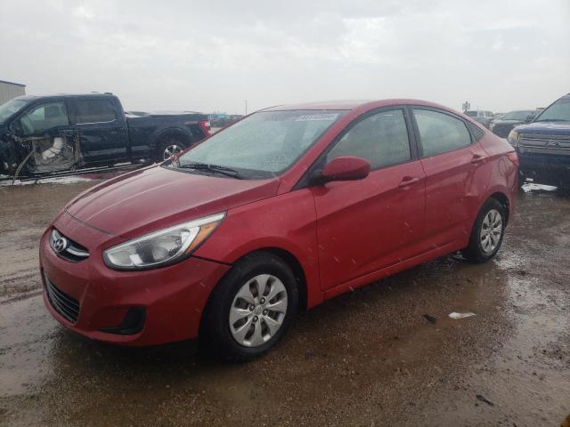  HYUNDAI ACCENT 2016 Czerwony