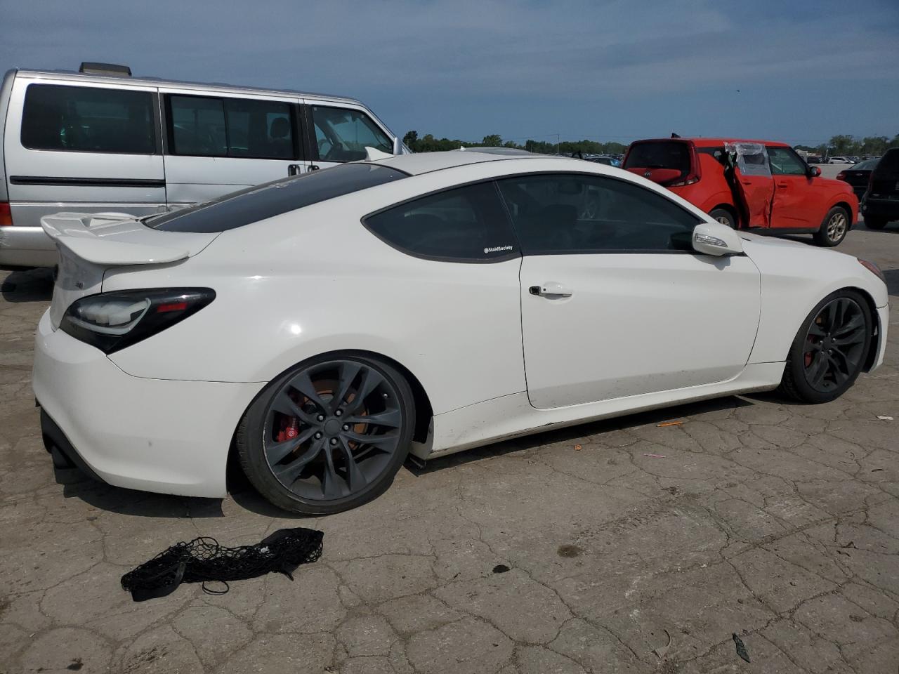 2013 Hyundai Genesis Coupe 3.8L VIN: KMHHU6KJ3DU080209 Lot: 63615384