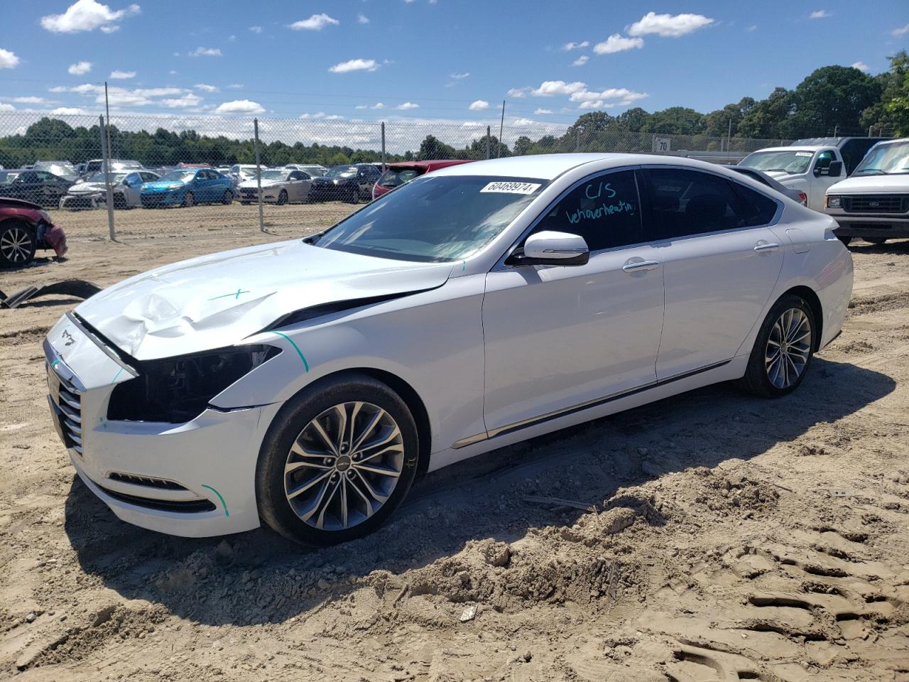 2017 Genesis G80 Base VIN: KMHGN4JE9HU168494 Lot: 60469974