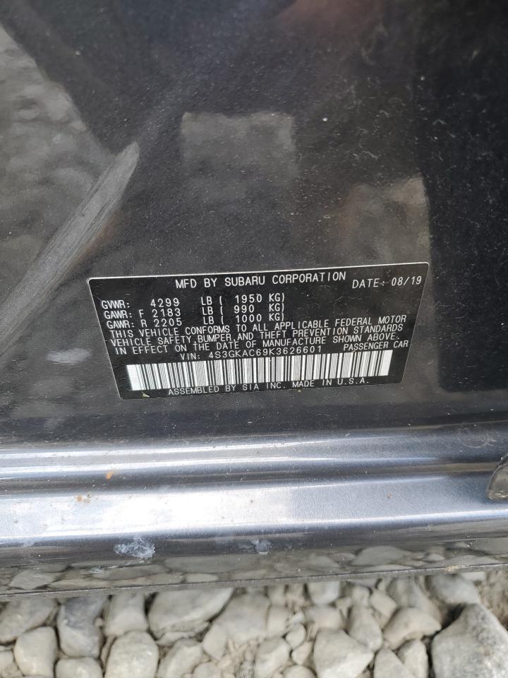 2019 Subaru Impreza Premium VIN: 4S3GKAC69K3626601 Lot: 61942694
