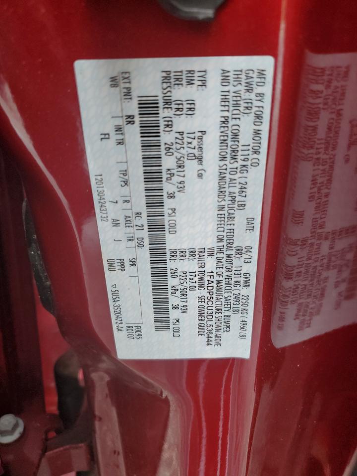 2013 Ford C-Max Premium VIN: 1FADP5CU3DL536444 Lot: 64052694