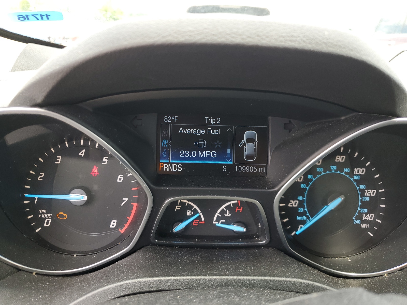 1FMCU0GX0EUB39576 2014 Ford Escape Se