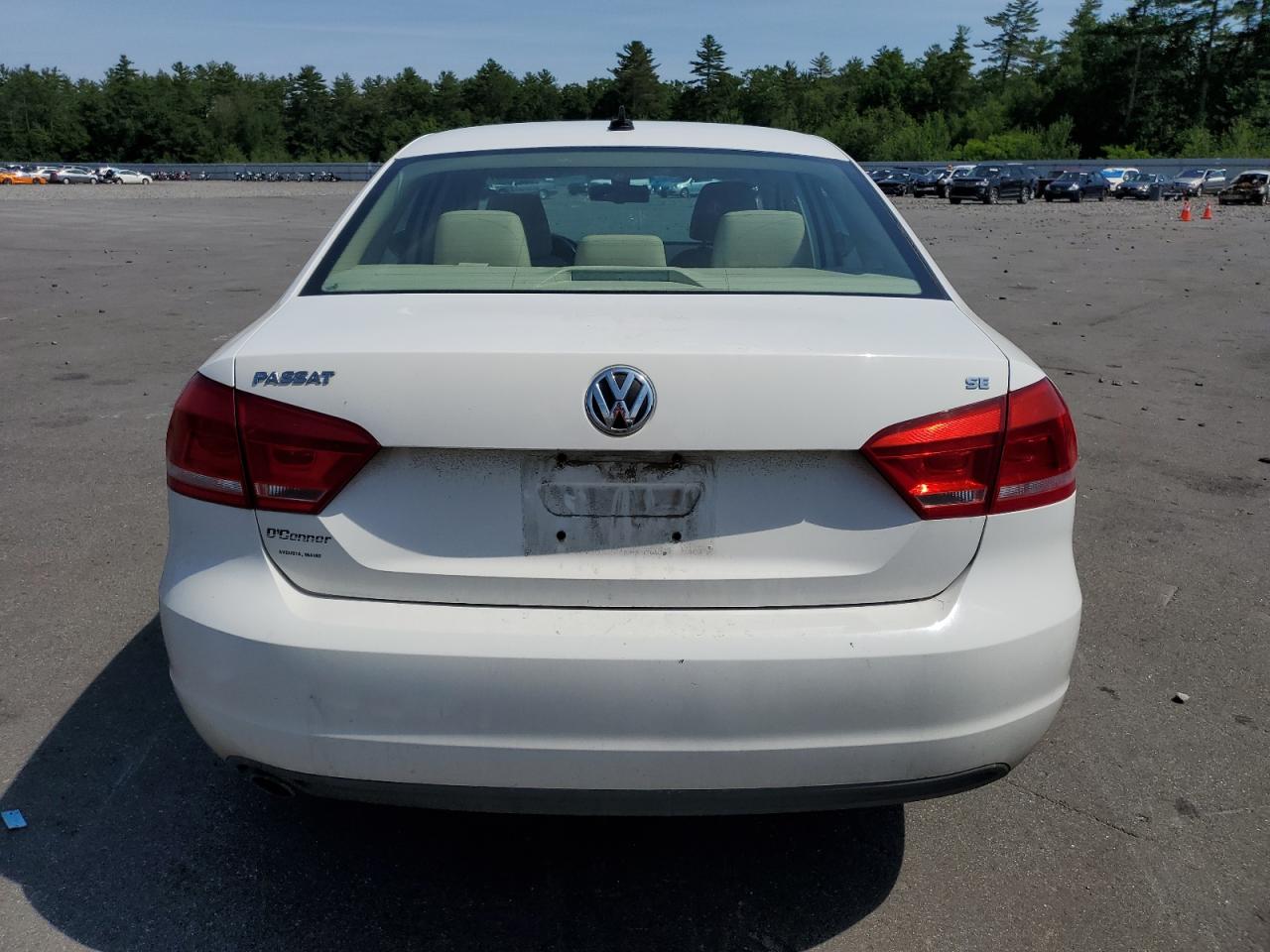 2012 Volkswagen Passat Se VIN: 1VWBP7A33CC096437 Lot: 61745074