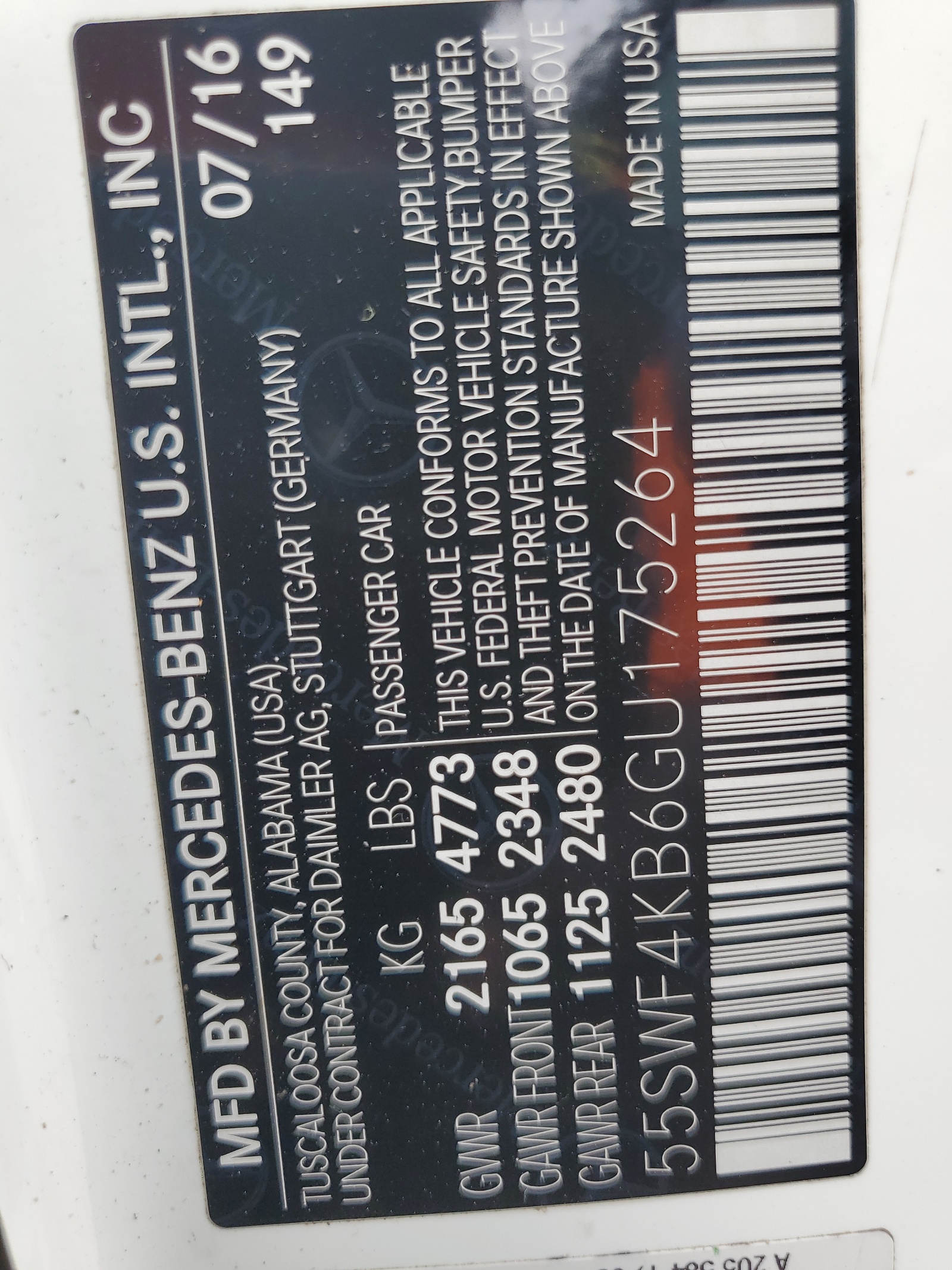 55SWF4KB6GU175264 2016 Mercedes-Benz C 300 4Matic