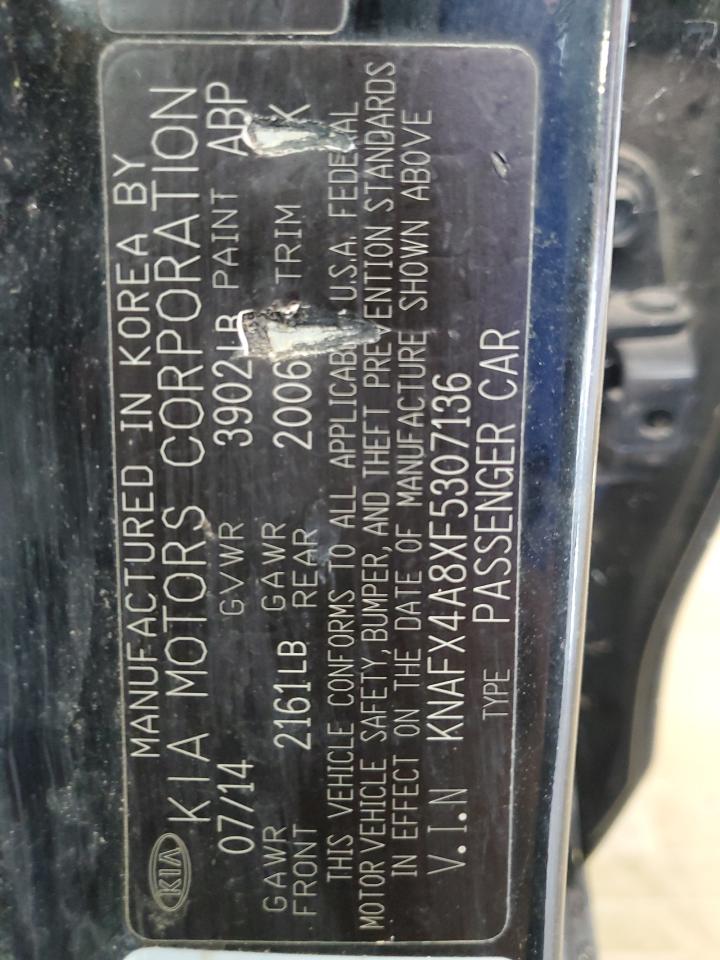 2015 Kia Forte Ex VIN: KNAFX4A8XF5307136 Lot: 63017274