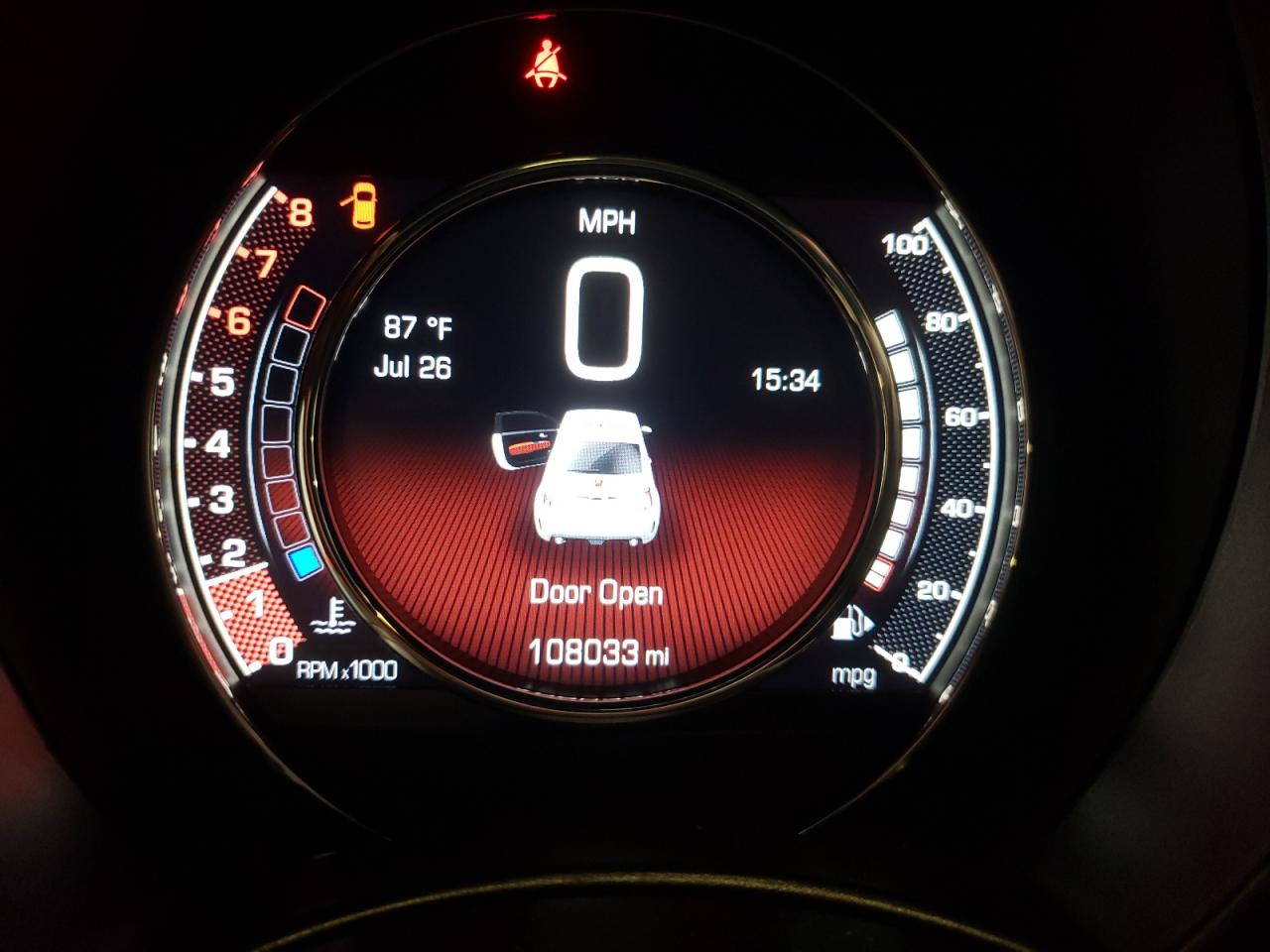 2019 Fiat 500 Abarth VIN: 3C3CFFFH6KT835283 Lot: 64875134