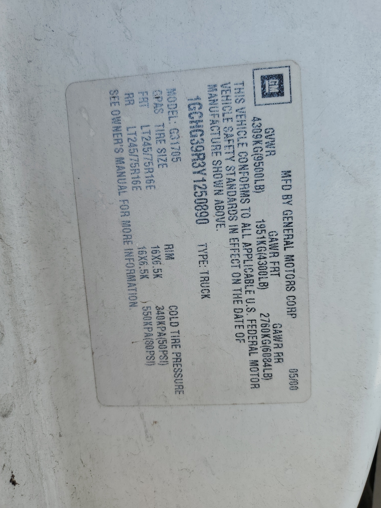 1GCHG39R3Y1250890 2000 Chevrolet Express G3500