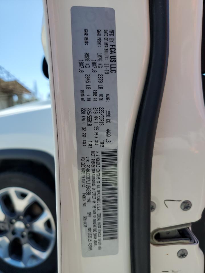 2020 Jeep Compass Limited VIN: 3C4NJCCB7LT154598 Lot: 61423834