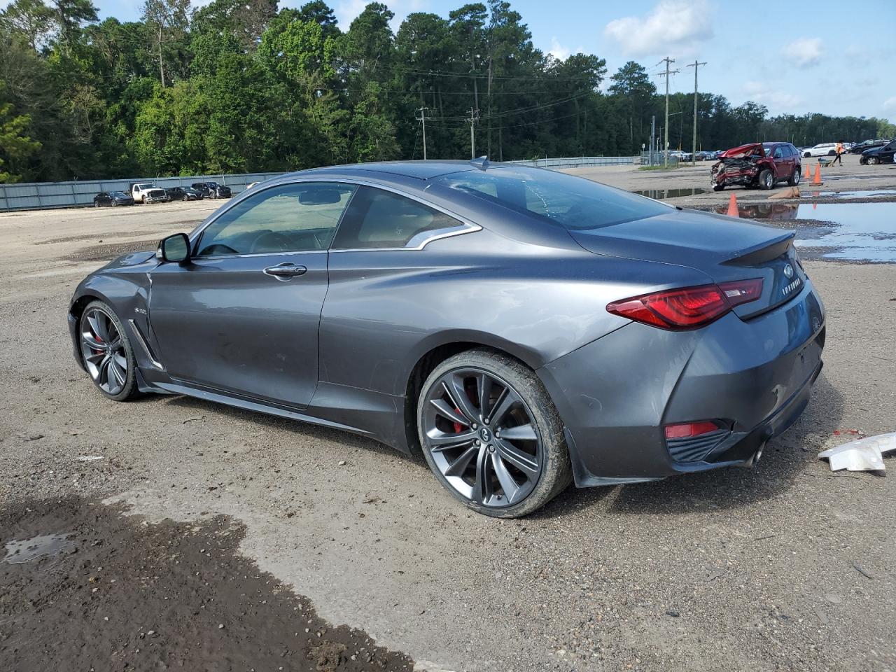 2019 Infiniti Q60 Red Sport 400 VIN: JN1FV7EK4KM360210 Lot: 65207134