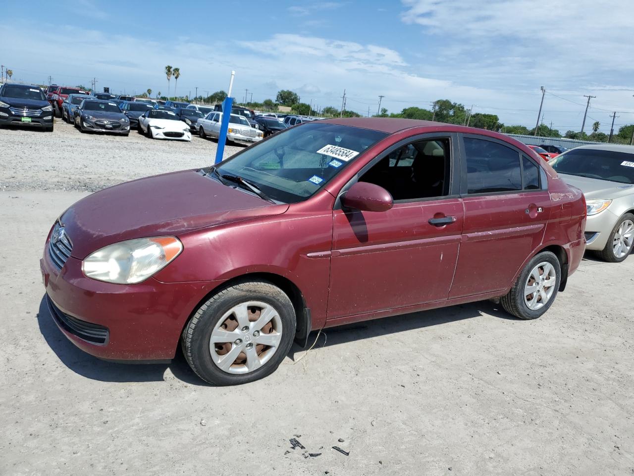 KMHCN46C08U174514 2008 Hyundai Accent Gls