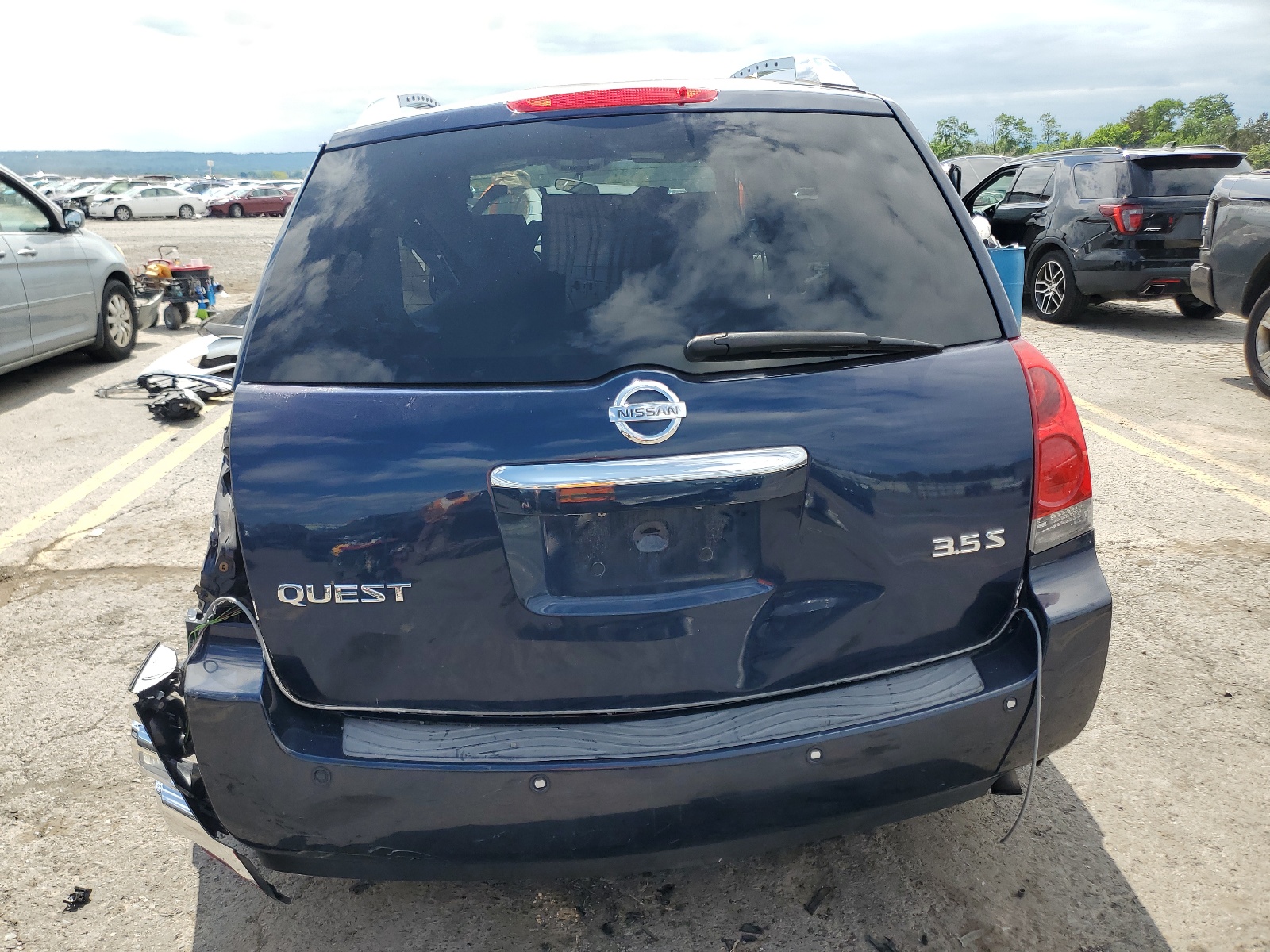 5N1BV28U08N113941 2008 Nissan Quest S