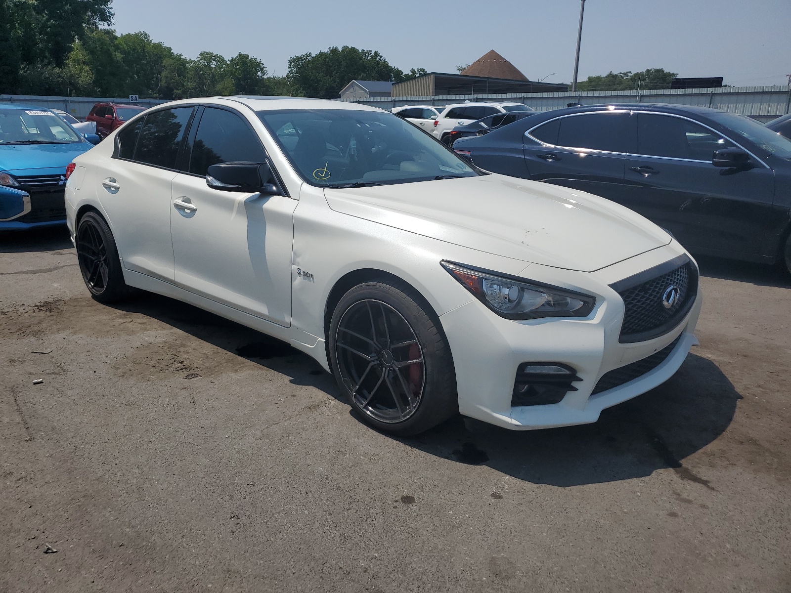 2017 Infiniti Q50 Red Sport 400 vin: JN1FV7AR1HM872065