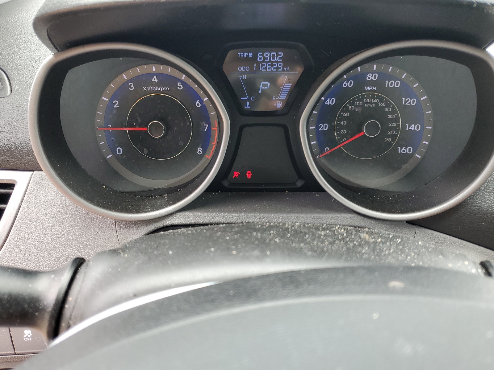 KMHDH4AE1DU680416 2013 Hyundai Elantra Gls