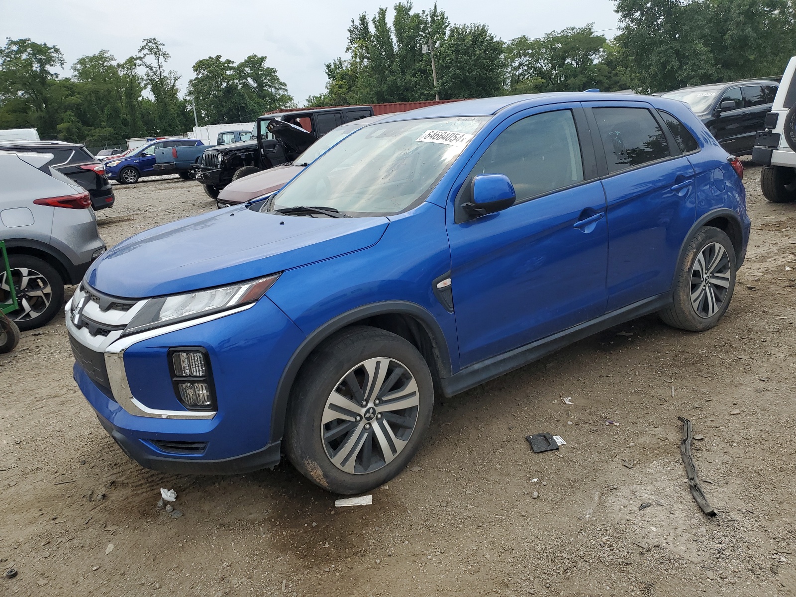 2021 Mitsubishi Outlander Sport Es vin: JA4APUAU7MU008002