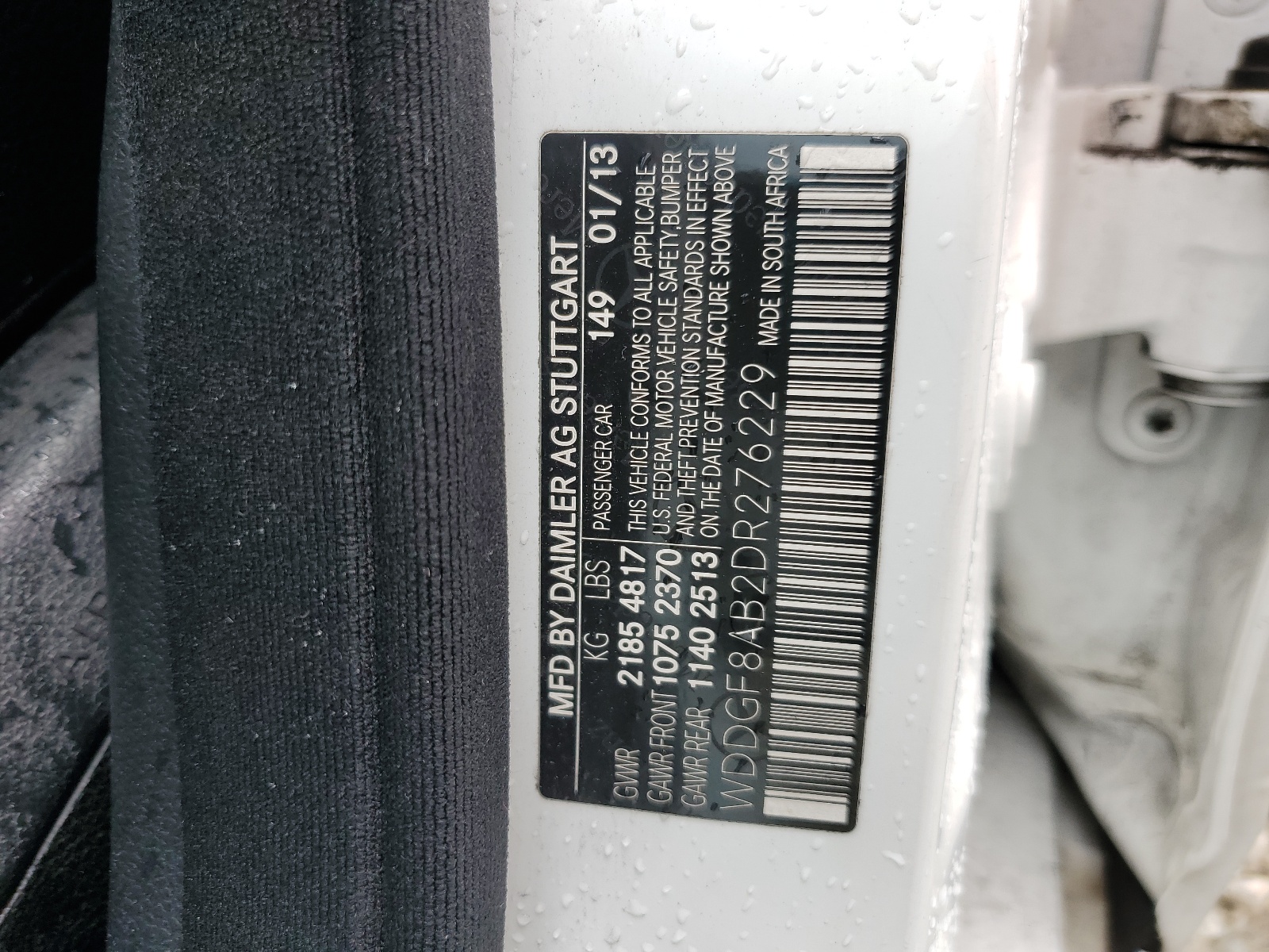 WDDGF8AB2DR276229 2013 Mercedes-Benz C 300 4Matic