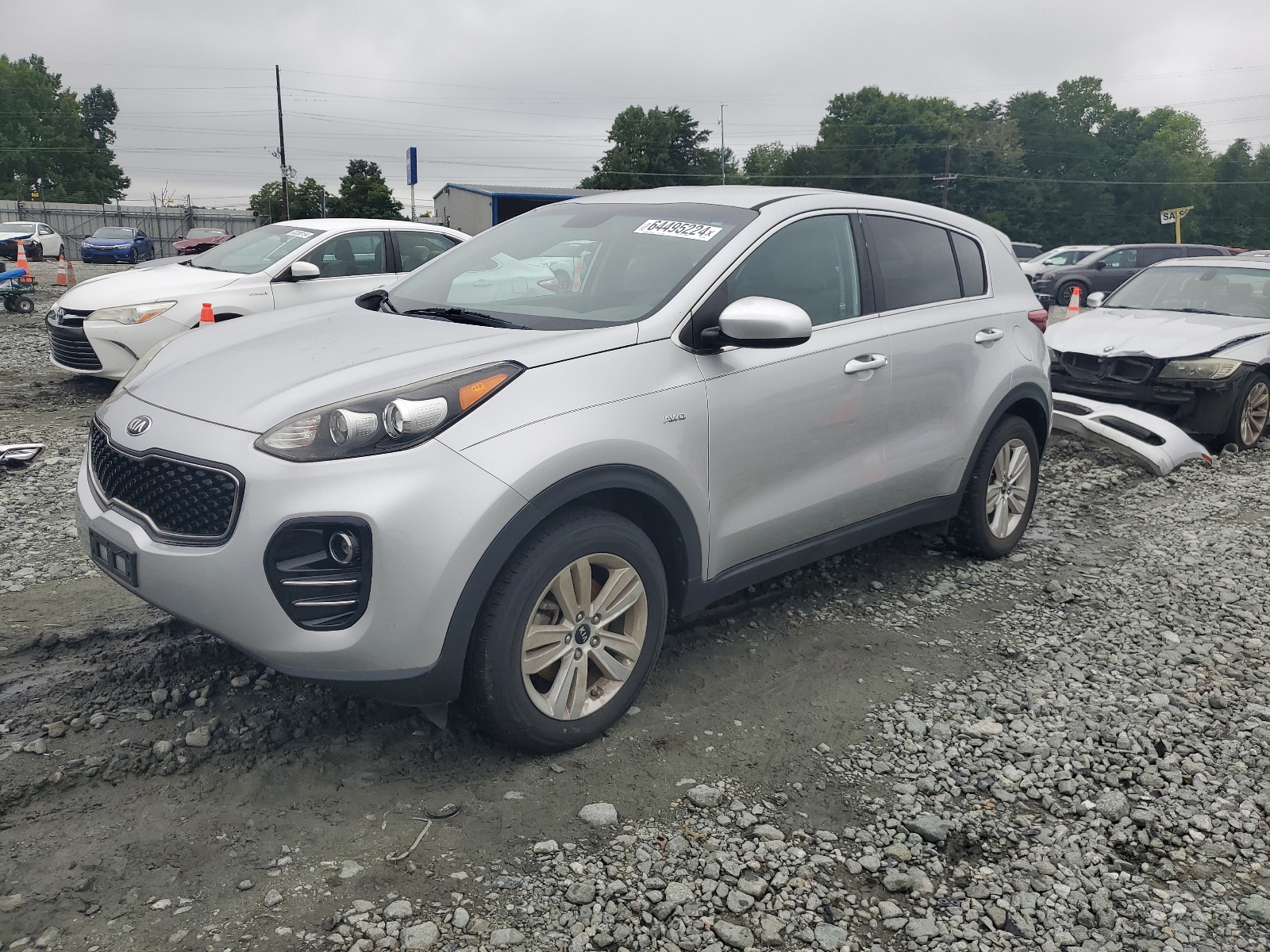 2017 Kia Sportage Lx vin: KNDPMCAC8H7187455