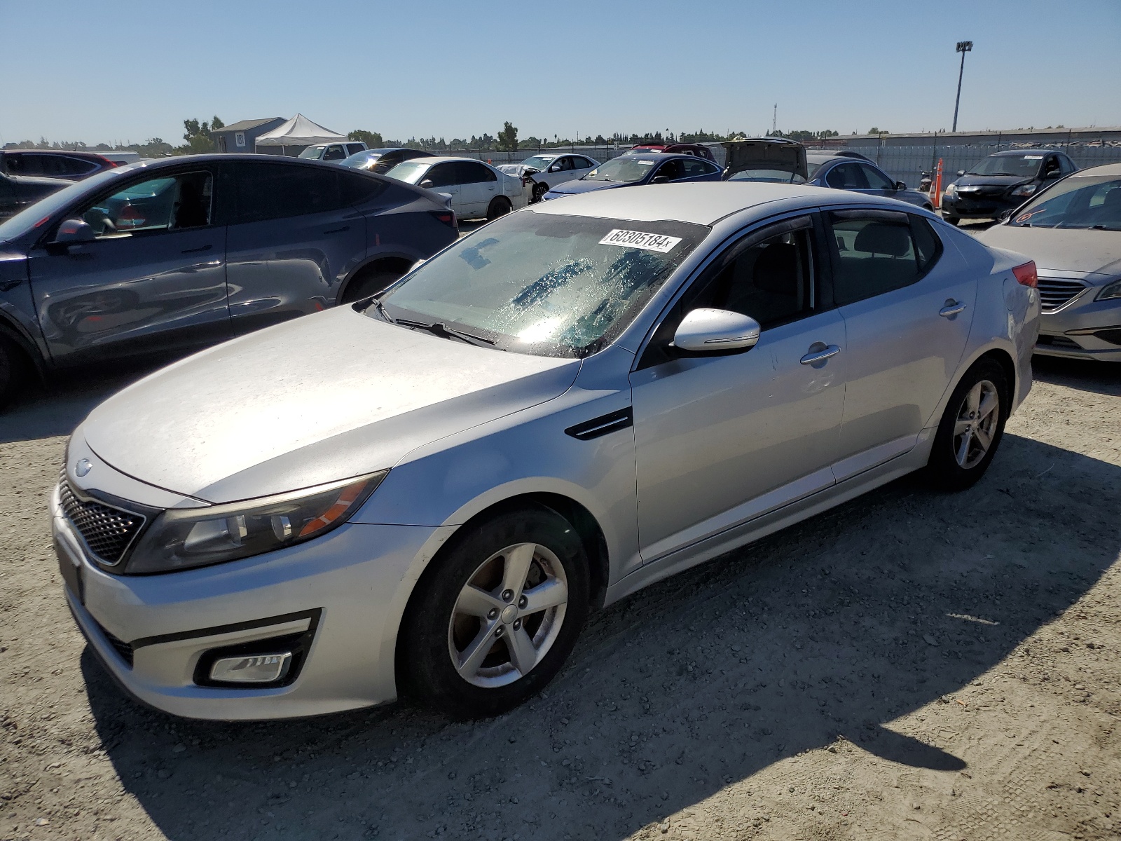 2014 Kia Optima Lx vin: 5XXGM4A75EG260194