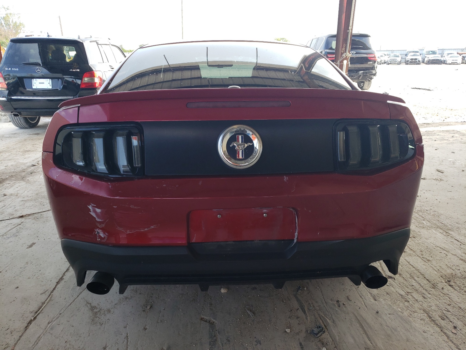 2012 Ford Mustang vin: 1ZVBP8AM6C5255731