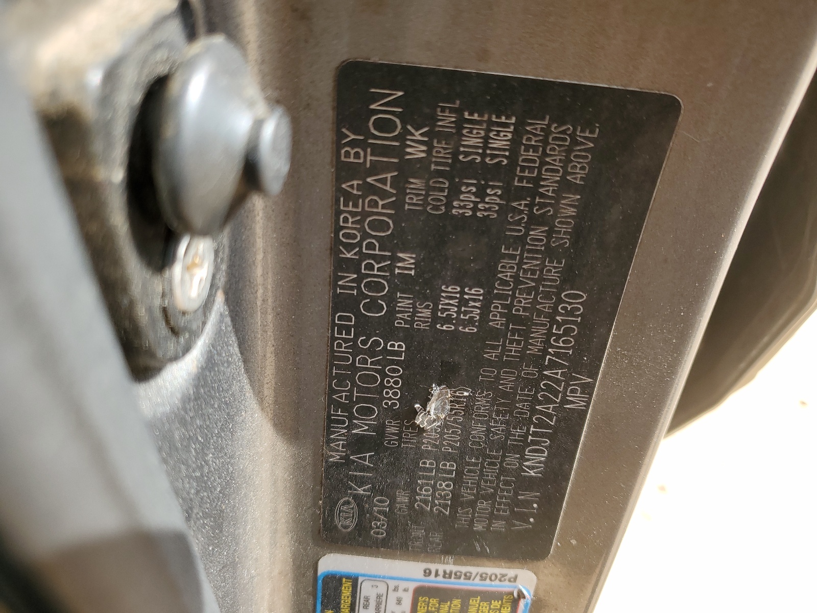 KNDJT2A22A7165130 2010 Kia Soul +