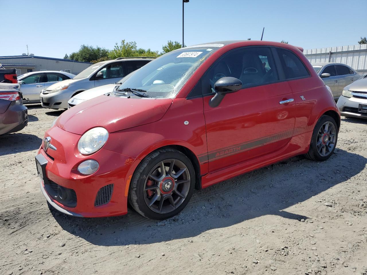 2012 Fiat 500 Abarth VIN: 3C3CFFFH7CT382700 Lot: 63697974