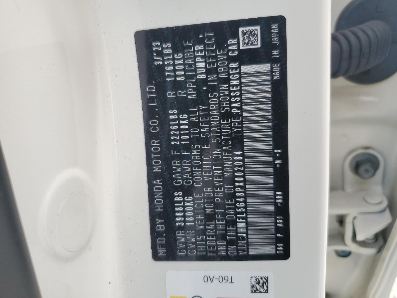 JHMFL5G48PX002084 2023 Honda Civic Type-R