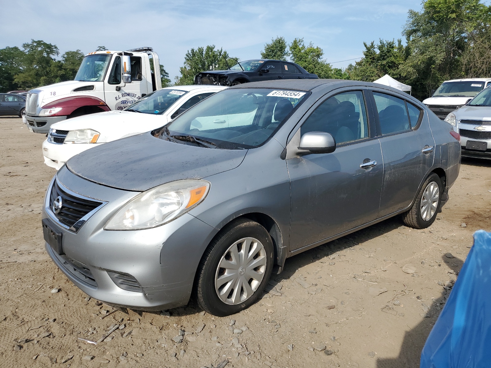 2012 Nissan Versa S vin: 3N1CN7AP1CL835604